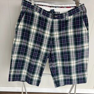 Vintage Polo Ralph Lauren Plaid Shorts Chino Bermuda Casual Men’s 34 Inseam 11”